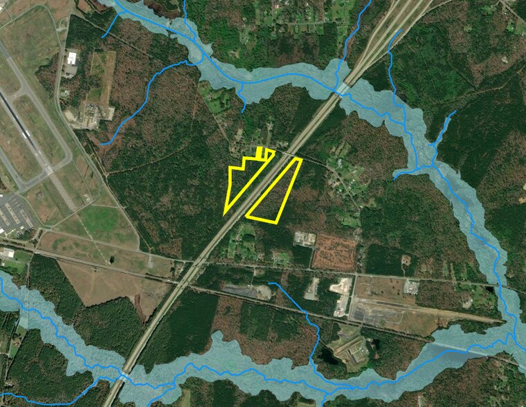 6074 Le France Road, Sandston, VA for lease - Plat Map - Image 2 of 4