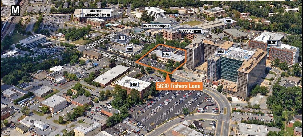 5630 Fishers Ln, Rockville, MD à louer - Aérien - Image 2 de 5