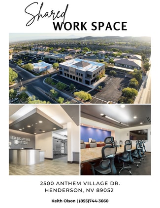 More details for 2500 Anthem Village Dr, Henderson, NV - Coworking for Lease