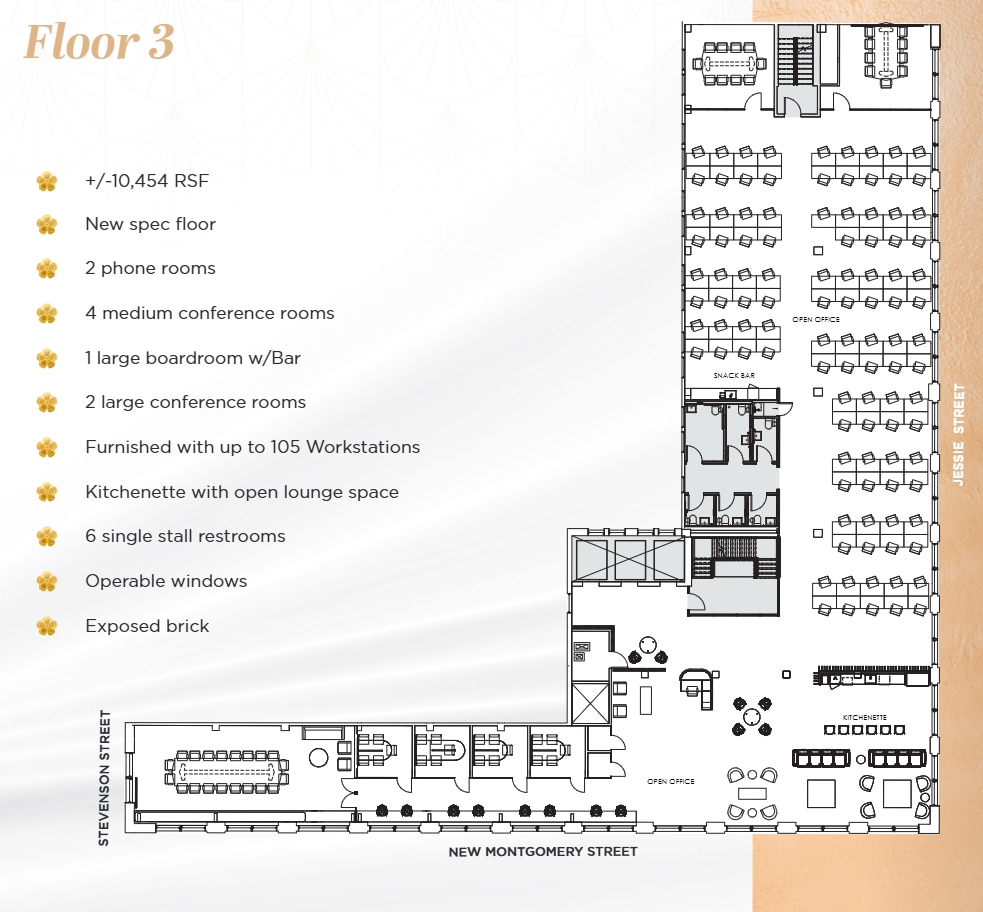 55 New Montgomery St, San Francisco, CA for lease Floor Plan- Image 1 of 1