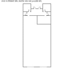 2121 S Priest Dr, Tempe, AZ for lease Floor Plan- Image 1 of 1