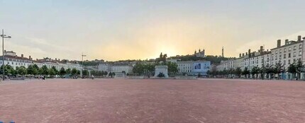 Lyon, RHO - Aérien  Vue de la carte