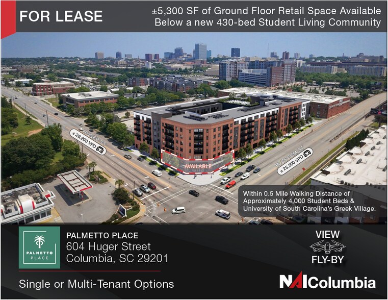 604 Huger St, Columbia, SC à louer - Photo principale - Image 1 de 6