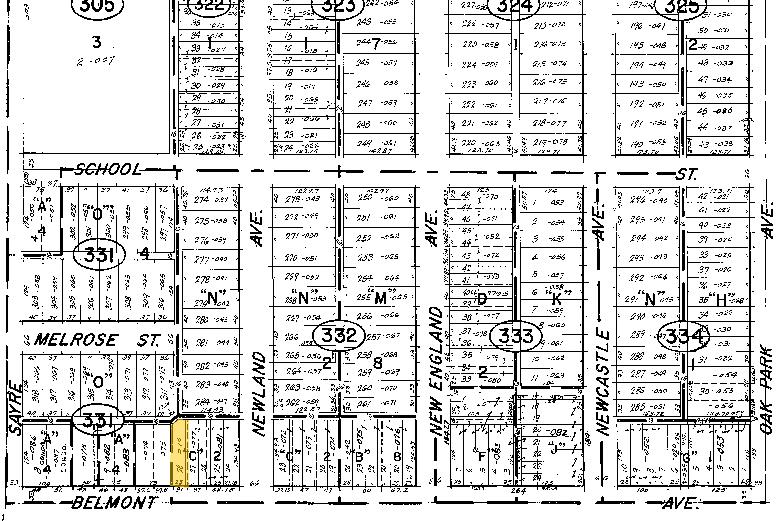 6944 W Belmont Ave, Chicago, IL for lease - Plat Map - Image 2 of 2
