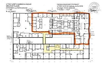 4740-4750 N Sheridan Rd, Chicago, IL à louer Plan de site- Image 2 de 20