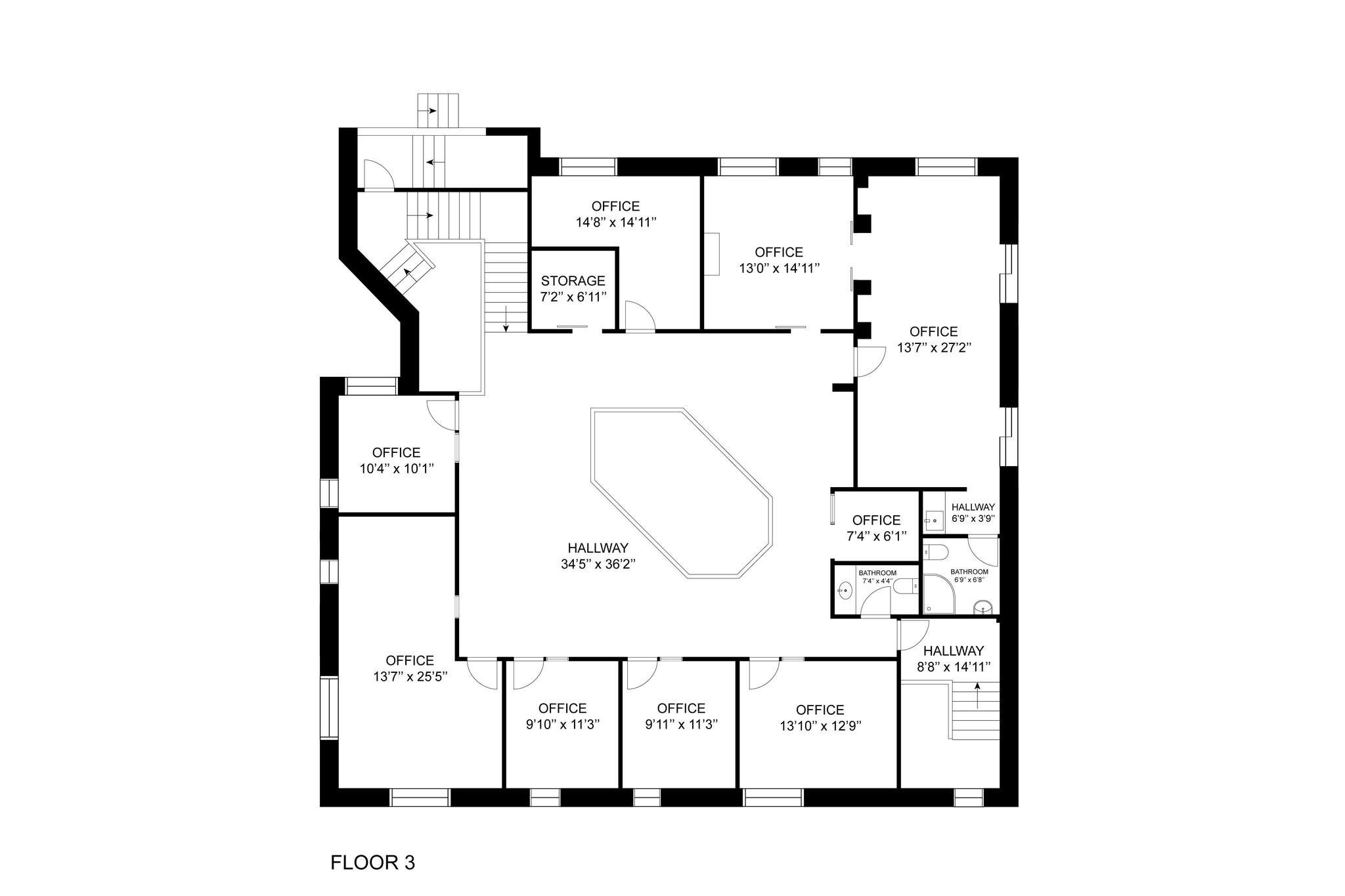 413 N Lee St, Alexandria, VA à louer Plan d’étage- Image 1 de 1