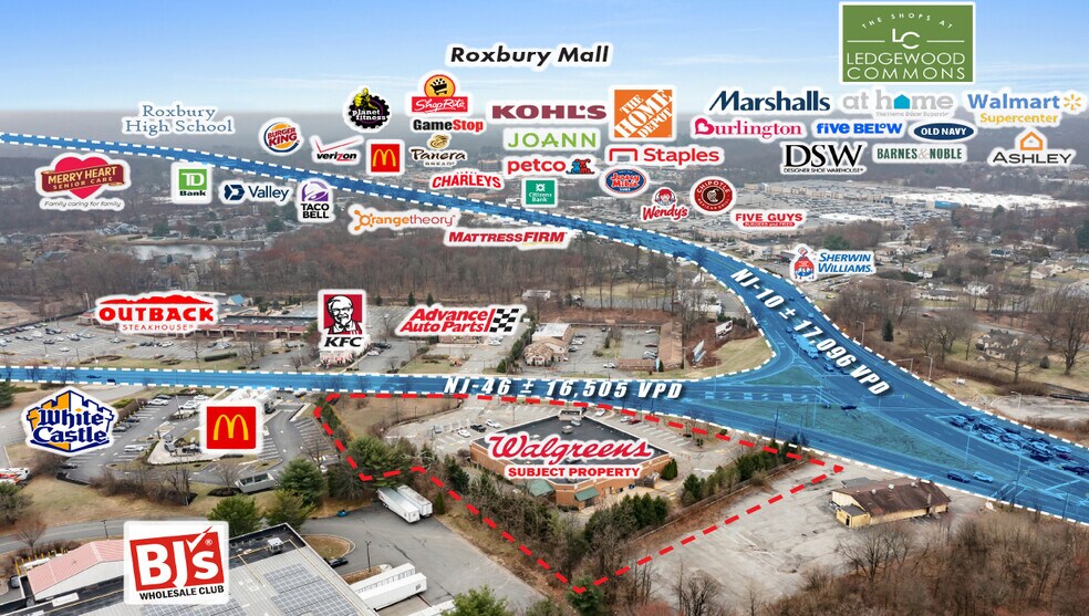 1131 US Highway 46, Ledgewood, NJ à vendre - Photo du bâtiment - Image 2 de 3