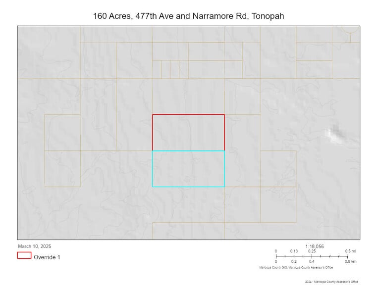 47700 Narramore (appx) rd, Tonopah, AZ for sale - Aerial - Image 1 of 1