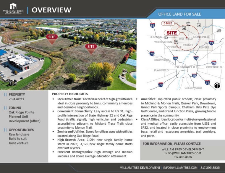 Oakridge Rd, Westfield, IN à vendre - Autre - Image 2 de 7