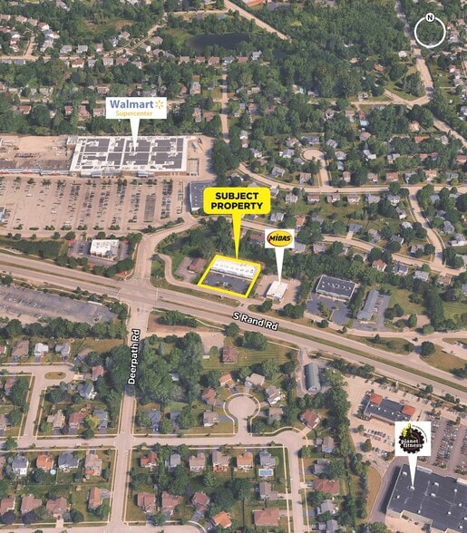 884 S Rand Rd, Lake Zurich, IL à louer - Aérien - Image 3 de 8