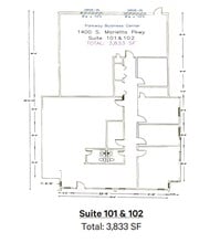 1400 S Marietta Pky SE, Marietta, GA à louer Plan d’étage- Image 1 de 1