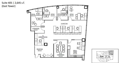 5000 Birch St, Newport Beach, CA à louer Plan d’étage- Image 1 de 1