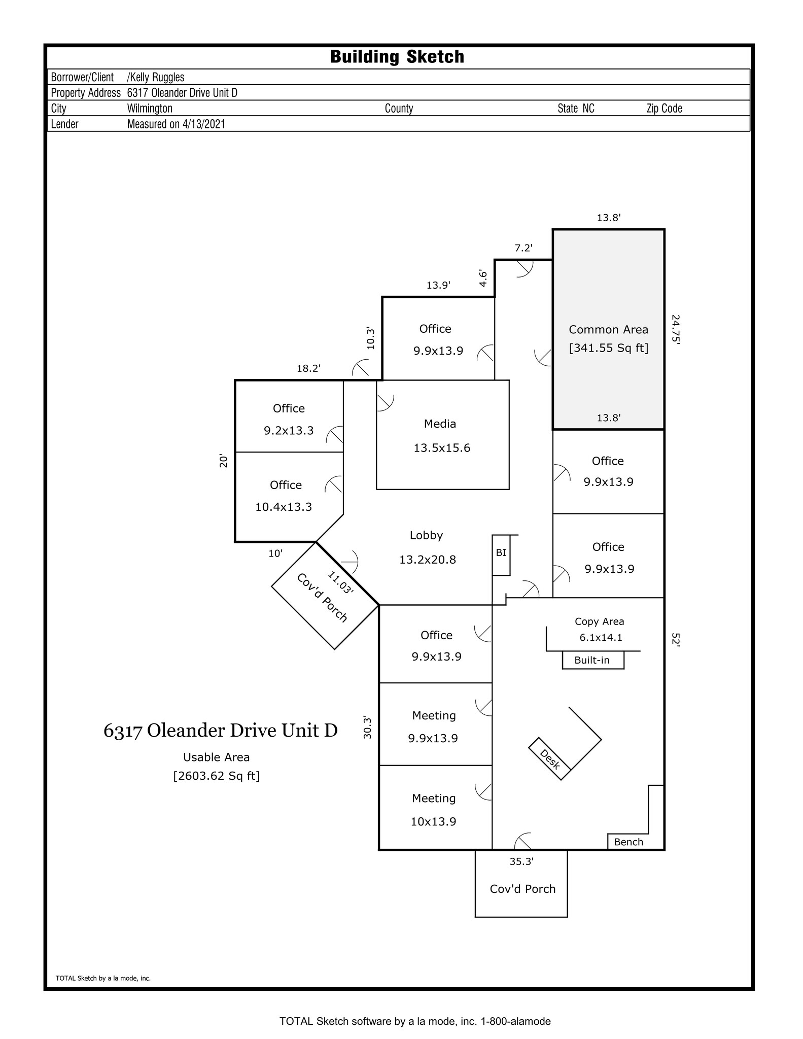 6317 Oleander Dr, Wilmington, NC for lease Site Plan- Image 1 of 15