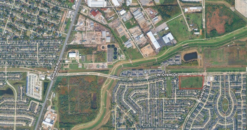 W Orem Dr and Kirby Dr, Houston, TX for sale - Building Photo - Image 2 of 2
