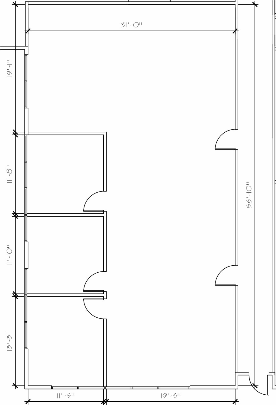 9150 Chesapeake Dr, San Diego, CA à louer Plan d’étage- Image 1 de 1