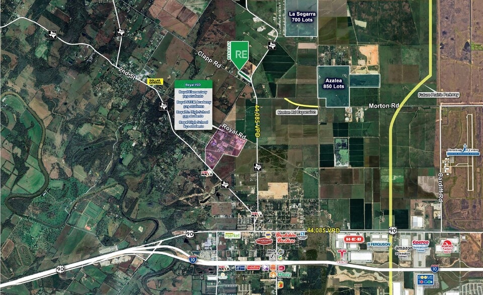 3272 FM 362, Pattison, TX for sale - Aerial - Image 3 of 3