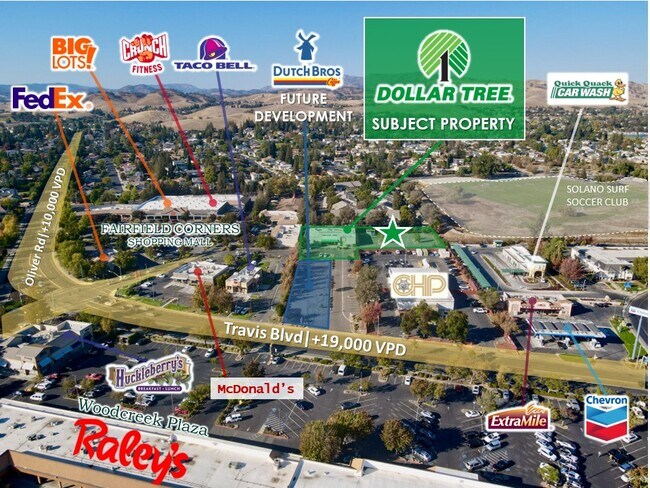 Plus de détails pour 3060 Travis Blvd, Fairfield, CA - Commerce de détail à vendre