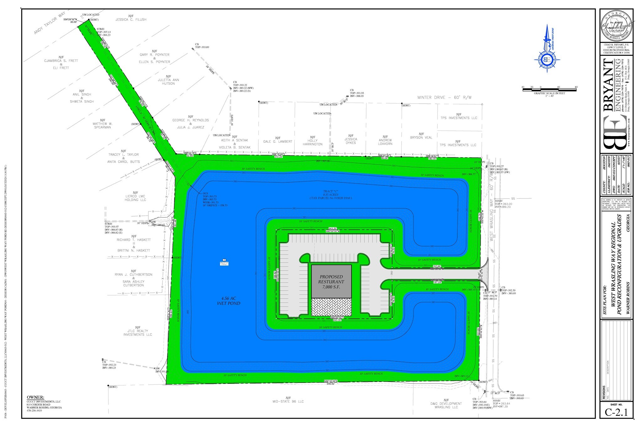 201 Minter Drive & W. Wrasling way, Warner Robins, GA for sale Primary Photo- Image 1 of 4