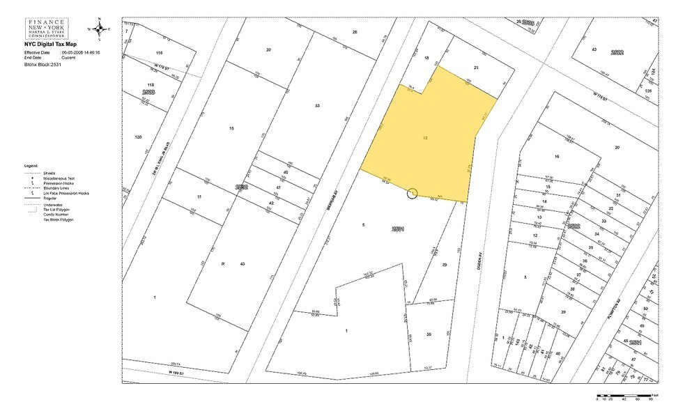 1343 Ogden Ave, Bronx, NY à louer - Plan cadastral - Image 2 de 6