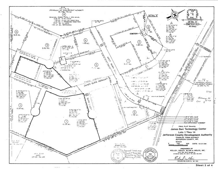 Lot 7 James Burr Blvd, Kearneysville, WV à vendre - Plan de site - Image 2 de 2