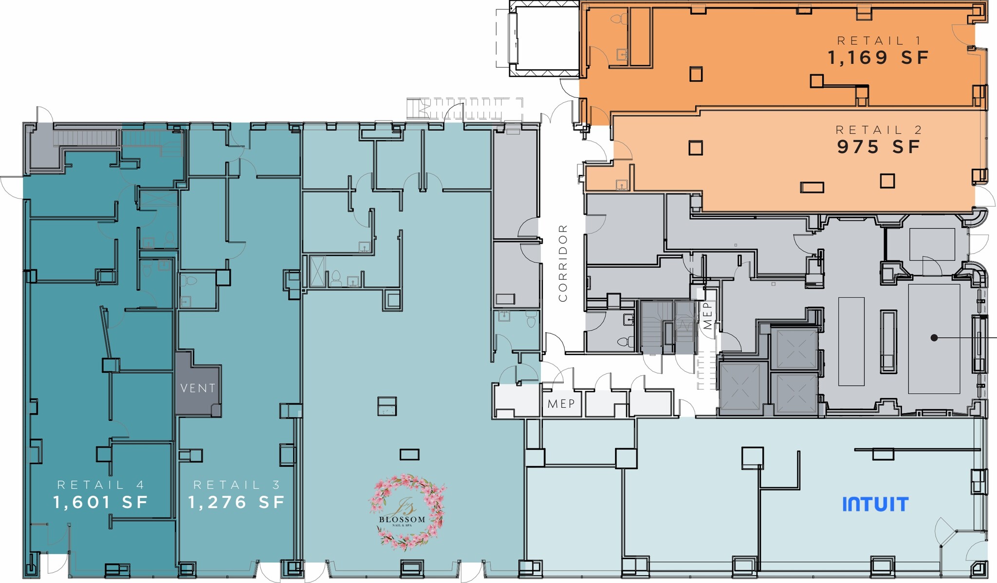 1100 N Dearborn St, Chicago, IL for lease Floor Plan- Image 1 of 1