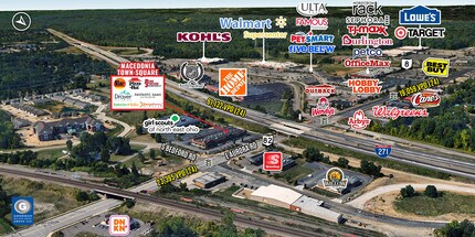 746 E Aurora Rd, Macedonia, OH - AÉRIEN Vue de la carte - Image1