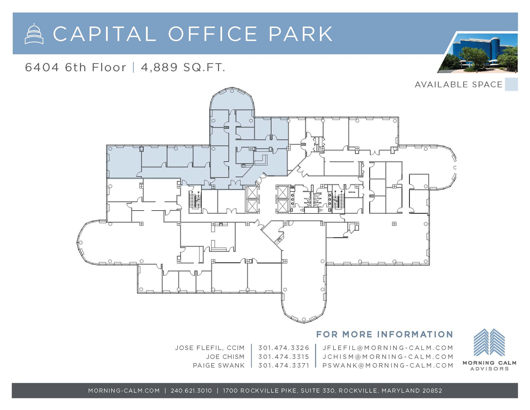 6404 Ivy Ln, Greenbelt, MD for lease Floor Plan- Image 1 of 1