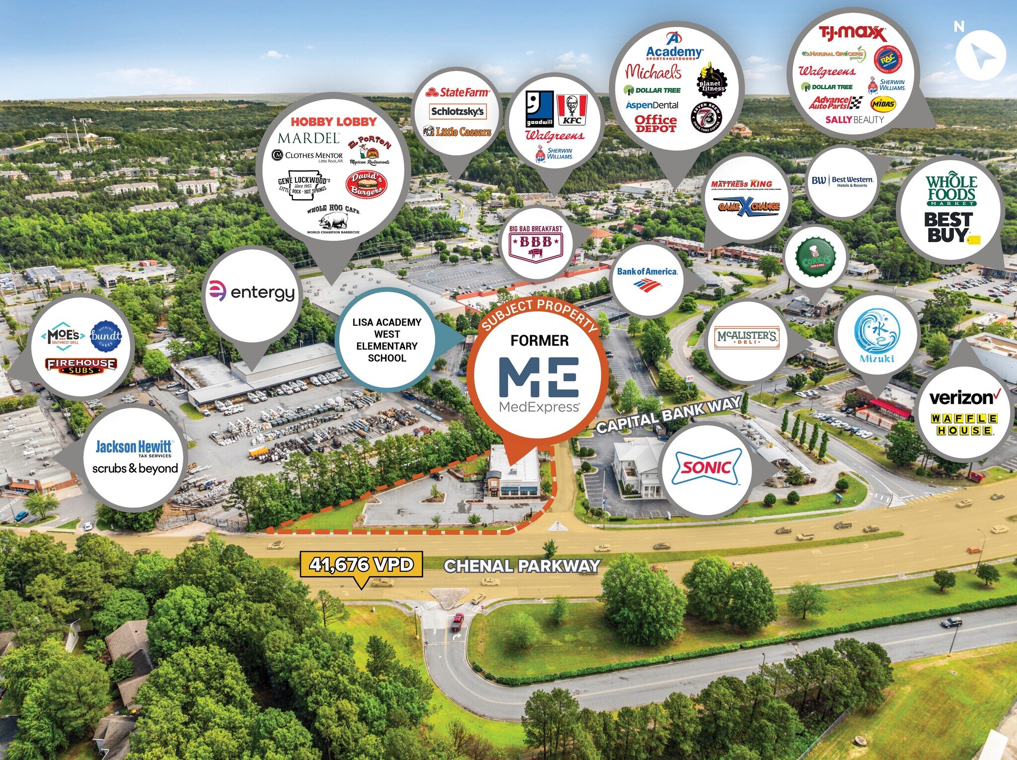 12300 Chenal Pky, Little Rock, AR à vendre Photo principale- Image 1 de 7