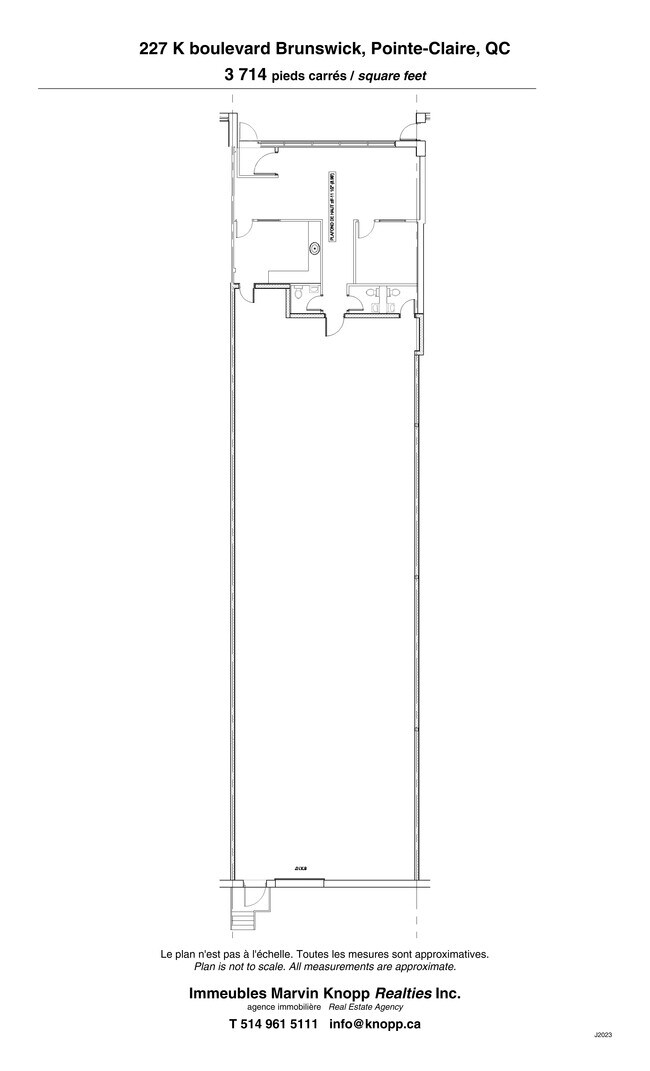 Plus de détails pour 227 Boul Brunswick, Pointe-claire, QC - Industriel à louer