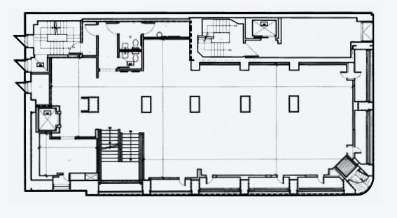 1220-1224 Rue Sainte-Catherine O, Montréal, QC for lease Floor Plan- Image 1 of 1