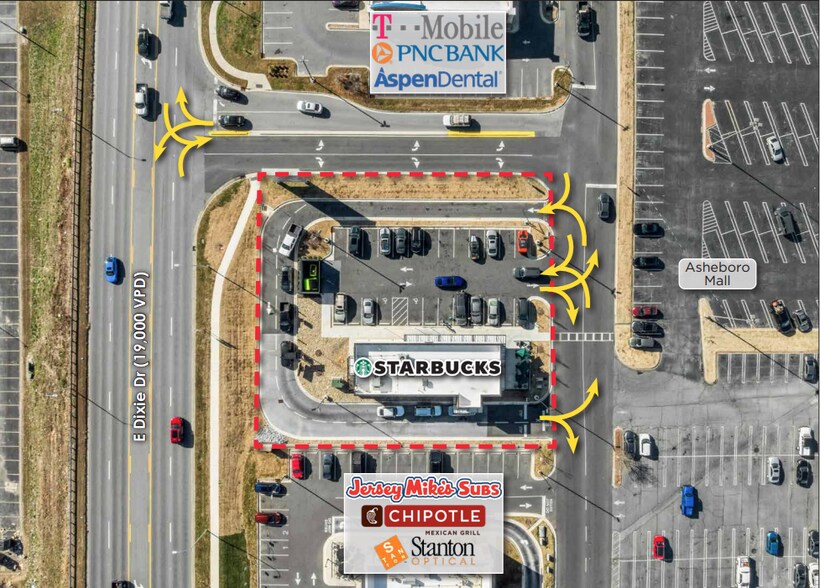 1497 E Dixie Dr, Asheboro, NC à vendre - Photo du bâtiment - Image 2 de 4