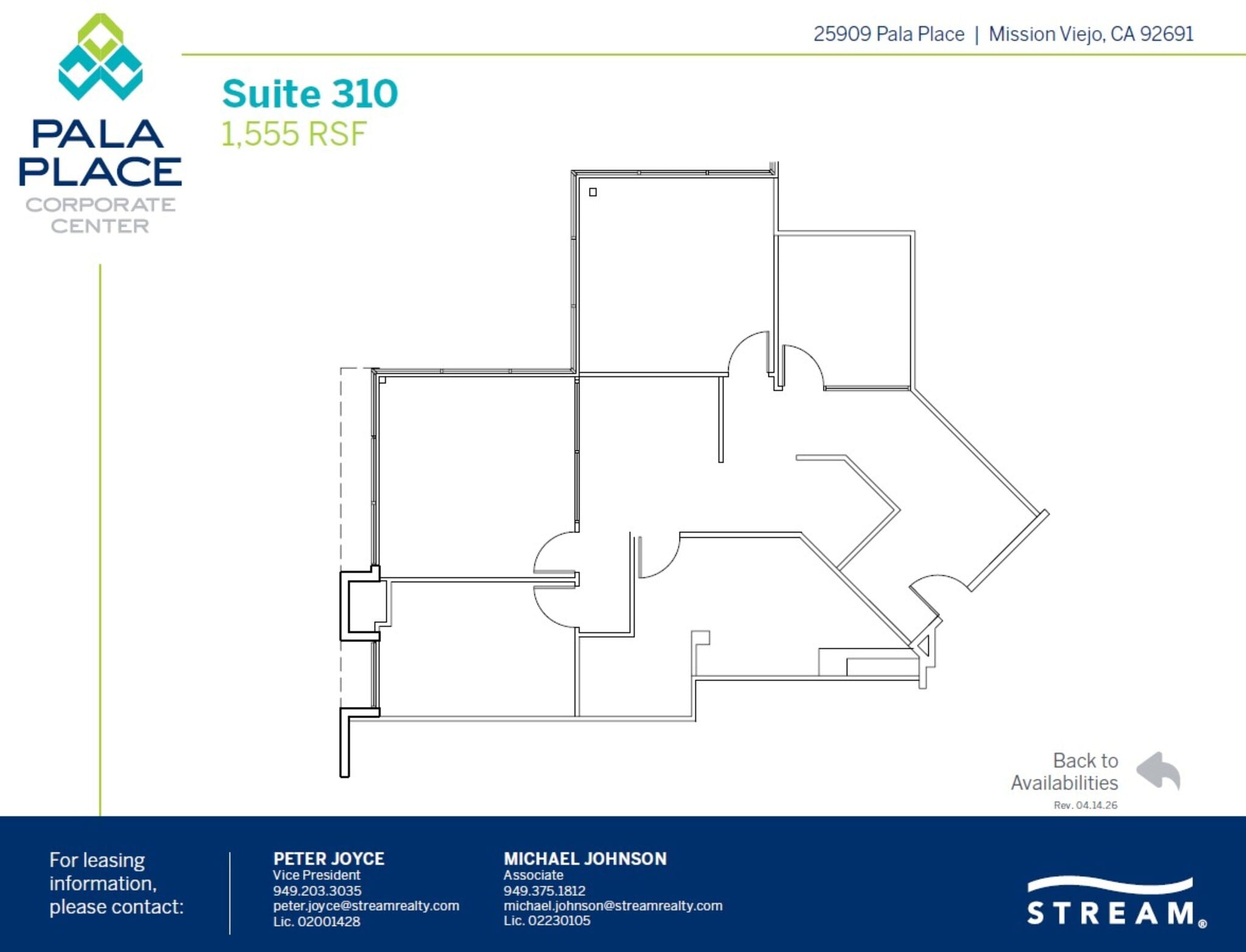 25909 Pala Pl, Mission Viejo, CA for lease Floor Plan- Image 1 of 1