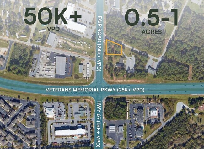 More details for 1608 Fair Rd, Statesboro, GA - Land for Lease