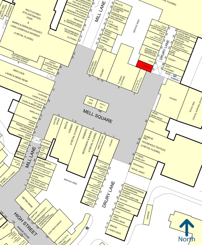 Drury Ln, Solihull à louer Plan d’étage- Image 1 de 5