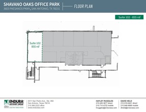 3603 Paesanos Pky, San Antonio, TX à louer Plan d’étage- Image 1 de 1