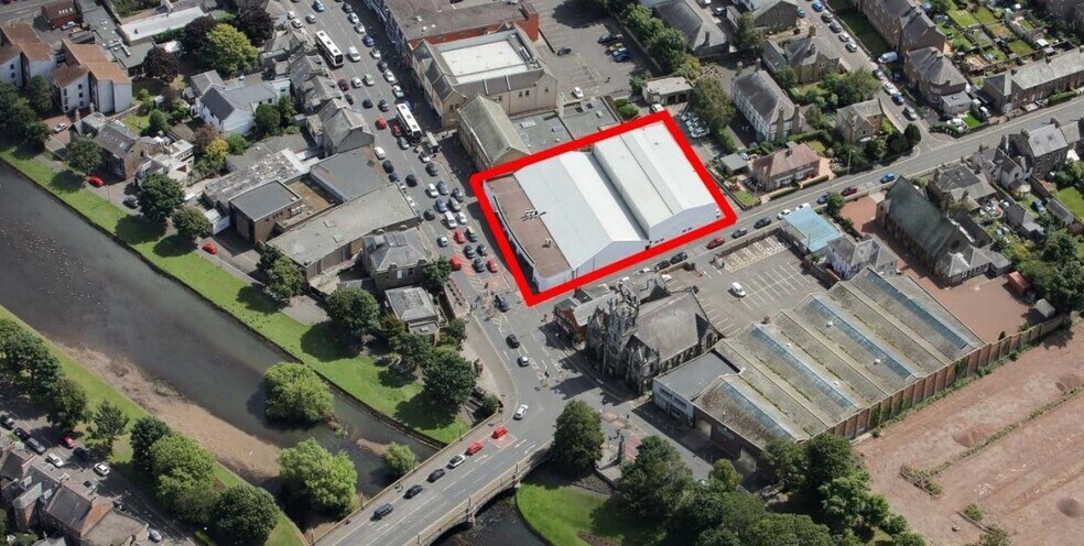 176 High St, Musselburgh for lease - Aerial - Image 2 of 3