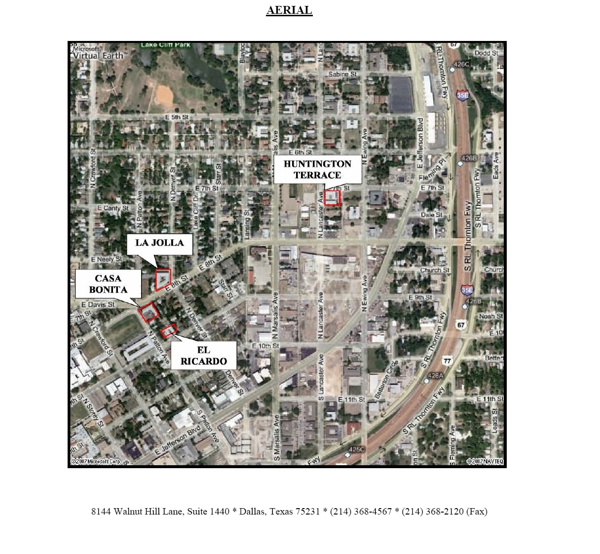 308 E 8th St, Dallas, TX for sale Aerial- Image 1 of 2