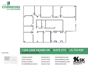 1150 Lake Hearn Dr NE, Atlanta, GA à louer Plan de site- Image 1 de 1