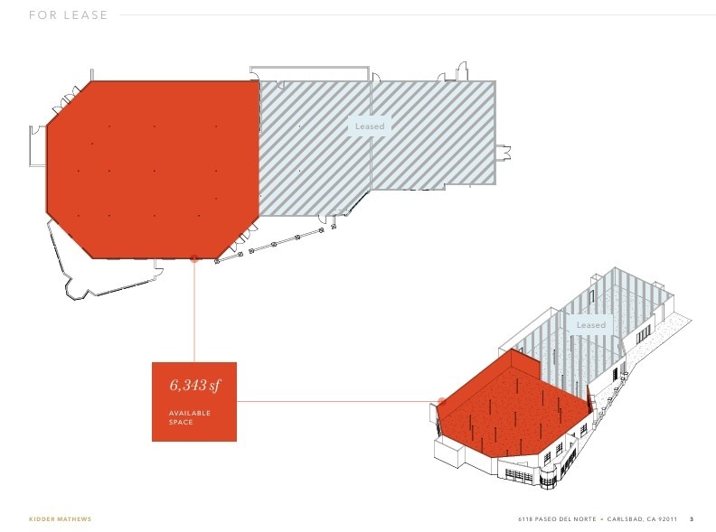 6118 Paseo Del Norte, Carlsbad, CA à louer Plan d’étage- Image 1 de 1