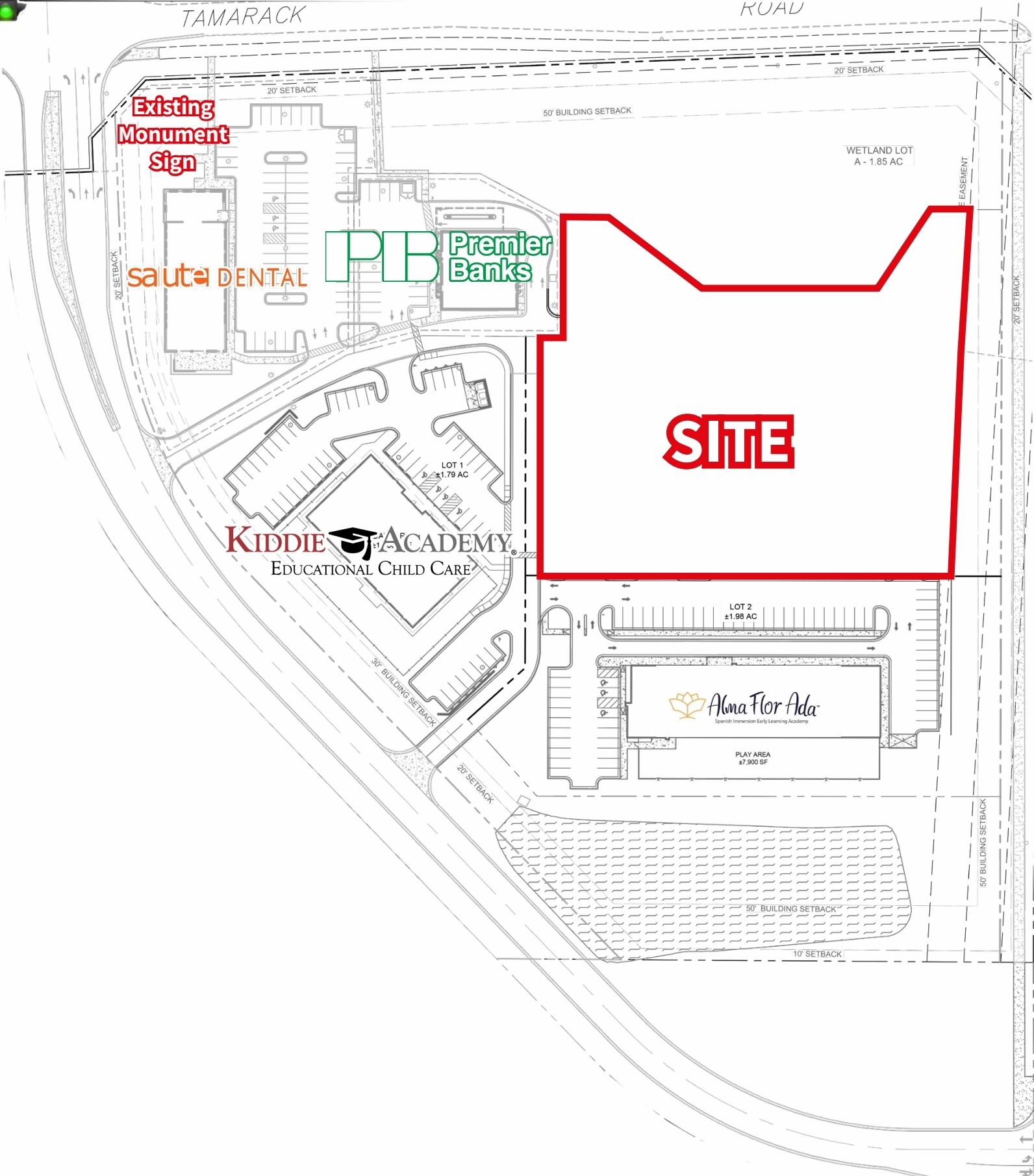 805 Stephens Way, Woodbury, MN for lease Site Plan- Image 1 of 3