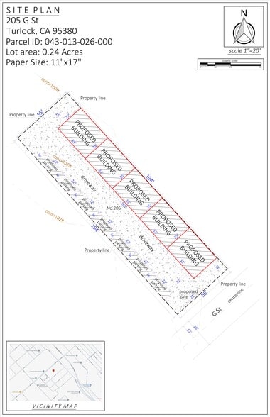 205 G St, Turlock, CA à vendre - Plan d’étage - Image 2 de 2