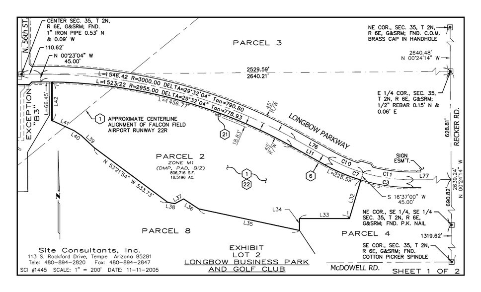 5705 E Longbow Pky, Mesa, AZ à vendre - Plan cadastral - Image 2 de 3