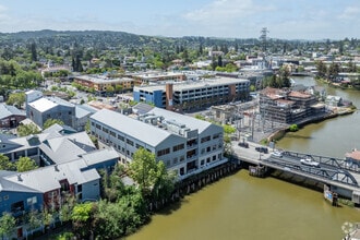 201 1st St, Petaluma, CA - Aerial map view
