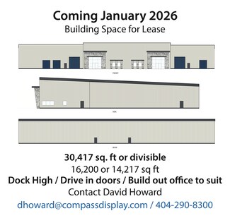 Plus de détails pour 129 Wes Walker Memorial Dr, Ball Ground, GA - Industriel à louer