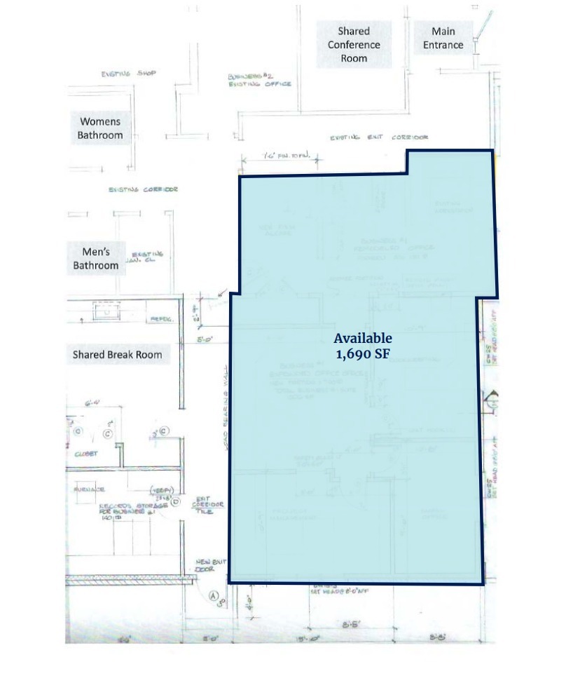 7919 Airport Rd, Middleton, WI à louer Plan d  tage- Image 1 de 2