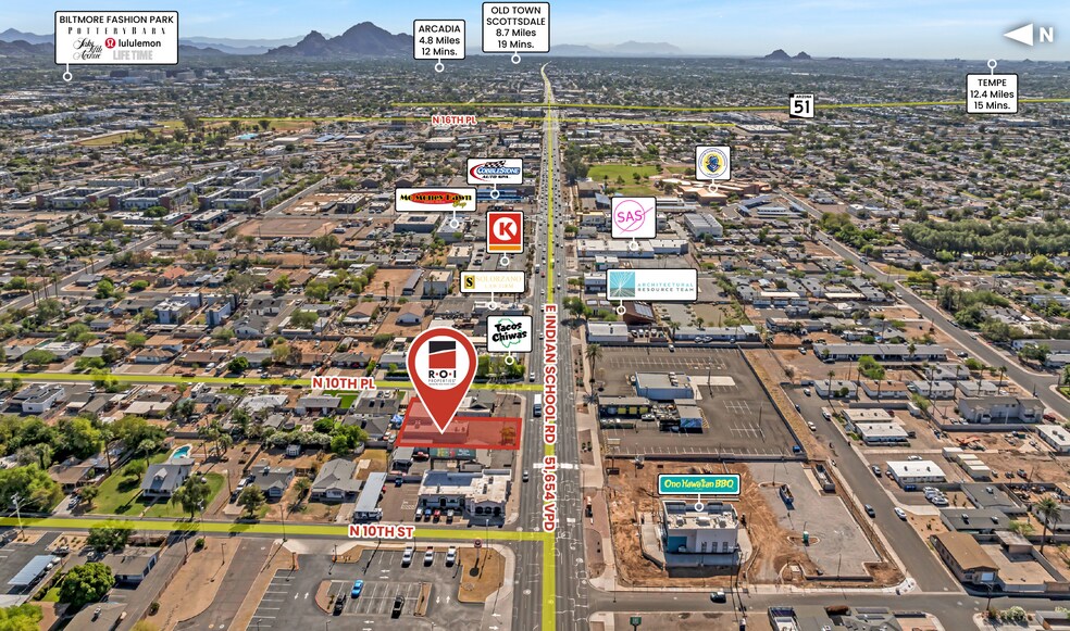 1016 E Indian School Rd, Phoenix, AZ à vendre - Photo du bâtiment - Image 2 de 8