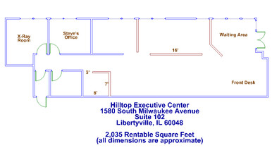 1580 S Milwaukee Ave, Libertyville, IL à louer Plan d  tage- Image 1 de 1