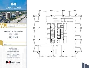 1415 W 22nd St, Oak Brook, IL for lease Floor Plan- Image 1 of 1