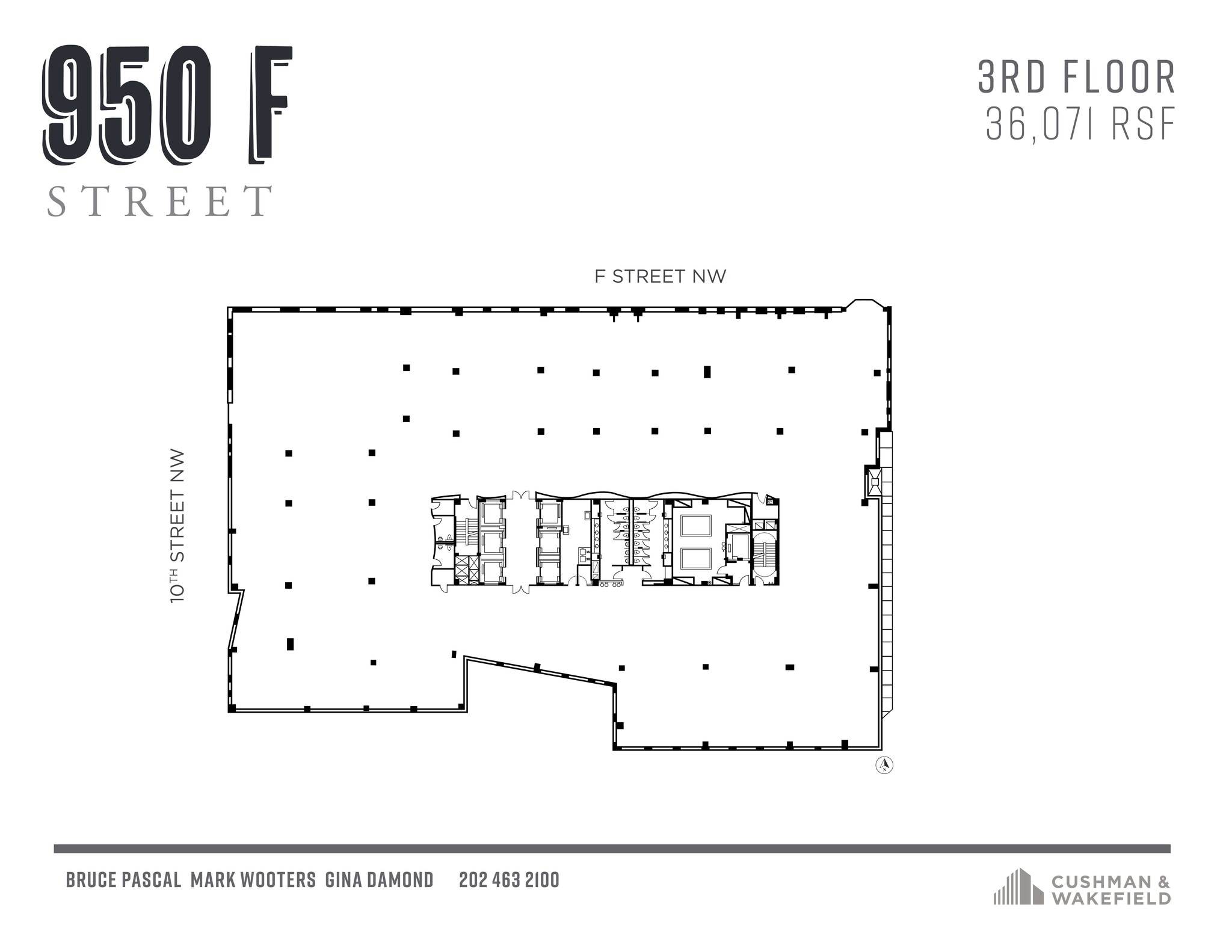 950 F St NW, Washington, DC for lease Site Plan- Image 1 of 2
