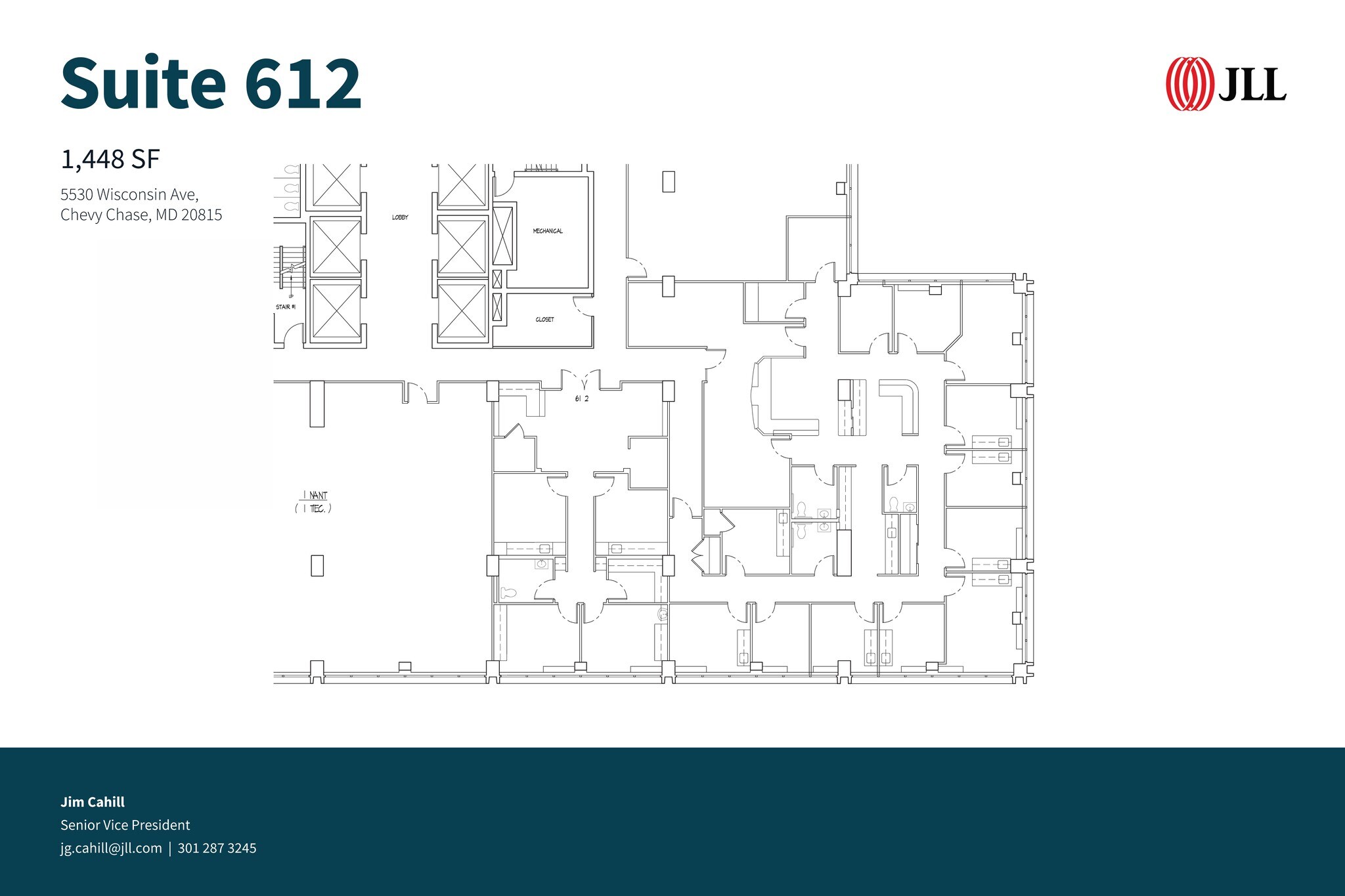 5530 Wisconsin Ave, Chevy Chase, MD for lease Floor Plan- Image 1 of 1
